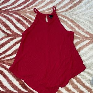 Red tank top